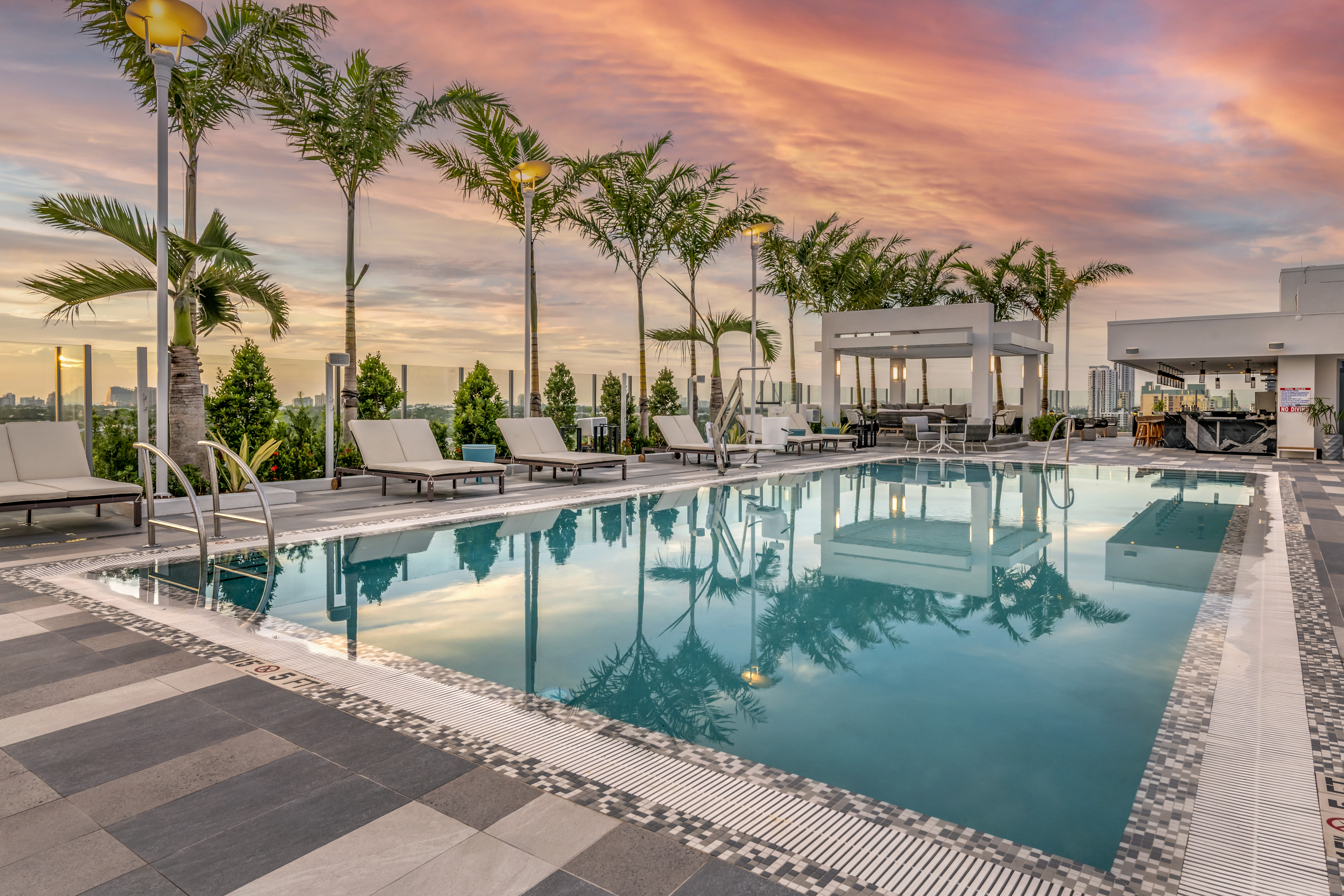 Resort Pool & Amenity Deck — Sunny Isles, FL